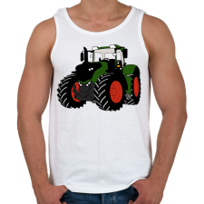 PRINTFASHION Traktor  - Férfi atléta - Fehér női trikó