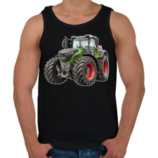 PRINTFASHION Traktor - Férfi atléta - Fekete atléta, trikó