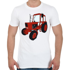 PRINTFASHION Traktor - Férfi póló - Fehér