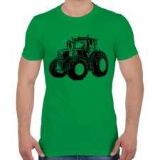 PRINTFASHION traktor - Férfi póló - Zöld férfi póló