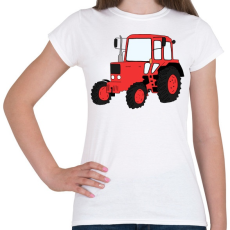 PRINTFASHION Traktor - Női póló - Fehér