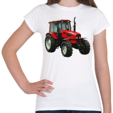 PRINTFASHION Traktor - Női póló - Fehér