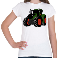 PRINTFASHION Traktor  - Női póló - Fehér női póló