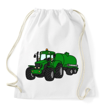 PRINTFASHION Traktor  - Sportzsák, Tornazsák - Fehér tornazsák