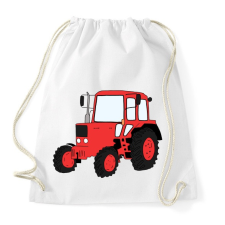 PRINTFASHION Traktor - Sportzsák, Tornazsák - Fehér tornazsák