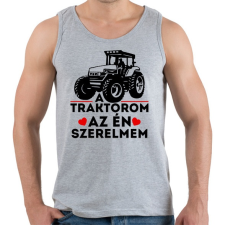 PRINTFASHION Traktor szerelem - Férfi atléta - Sport szürke atléta, trikó