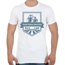 PRINTFASHION Traktorok mestere - Férfi póló - Fehér férfi póló
