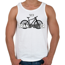 PRINTFASHION TranSPORTer - Férfi atléta - Fehér atléta, trikó