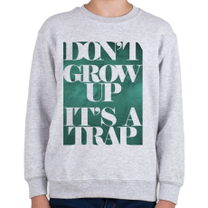 PRINTFASHION Trap - Gyerek pulóver - Sport szürke