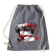 PRINTFASHION Trash polka D20 - Sportzsák, Tornazsák - Grafitszürke tornazsák