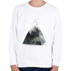 PRINTFASHION Triangle - Gyerek pulóver - Fehér