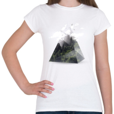 PRINTFASHION Triangle - Női póló - Fehér női póló