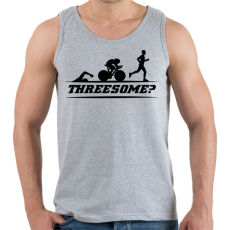 PRINTFASHION Triatlon - Férfi atléta - Sport szürke