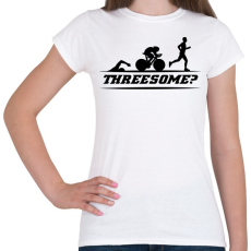 PRINTFASHION Triatlon - Női póló - Fehér