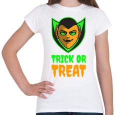 PRINTFASHION Trick or Treat - Női póló - Fehér