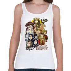 PRINTFASHION Trónok Harca - Női atléta - Fehér