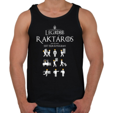 PRINTFASHION Trónok harca raktáros - Férfi atléta - Fekete atléta, trikó