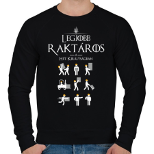 PRINTFASHION Trónok harca raktáros - Férfi pulóver - Fekete férfi pulóver, kardigán