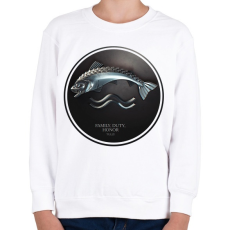 PRINTFASHION Trónok harca: Tully ház - Gyerek pulóver - Fehér