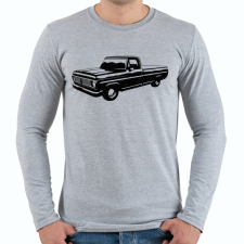 PRINTFASHION Truck - Férfi hosszú ujjú póló - Sport szürke férfi póló