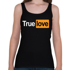 PRINTFASHION True Love - Női atléta - Fekete