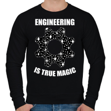 PRINTFASHION True magic - Férfi pulóver - Fekete férfi pulóver, kardigán