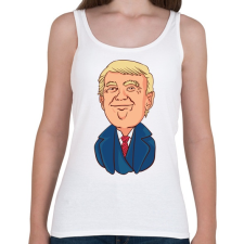 PRINTFASHION Trump - Női atléta - Fehér női trikó