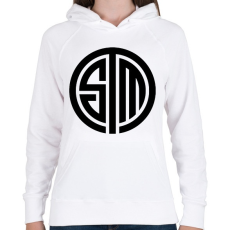 PRINTFASHION Tsm logo - Női kapucnis pulóver - Fehér