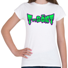 PRINTFASHION tsörtbannerlogo - Női póló - Fehér