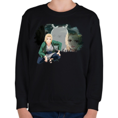 PRINTFASHION Tsunade - Gyerek pulóver - Fekete