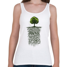 PRINTFASHION Tudd honnan jöttél - Női atléta - Fehér