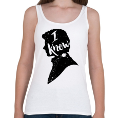 PRINTFASHION Tudom... - Női atléta - Fehér