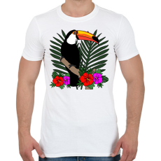 PRINTFASHION Tukán - Férfi póló - Fehér