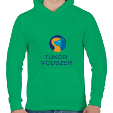PRINTFASHION TukorModszerLogo-1095x960 - Férfi kapucnis pulóver - Zöld