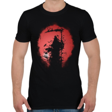 PRINTFASHION Túlvilág - Férfi póló - Fekete férfi póló