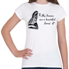 PRINTFASHION tündér3 - Női póló - Fehér női póló