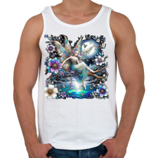 PRINTFASHION Tündér - Férfi atléta - Fehér atléta, trikó