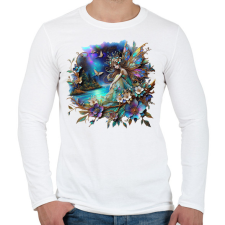 PRINTFASHION Tündér - Férfi hosszú ujjú póló - Fehér férfi póló