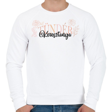 PRINTFASHION Tündér keresztanya - Férfi pulóver - Fehér