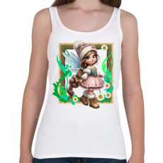 PRINTFASHION Tündér - Női atléta - Fehér