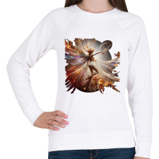 PRINTFASHION Tündér - Női pulóver - Fehér női pulóver, kardigán