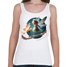 PRINTFASHION Tündérlány - Női atléta - Fehér