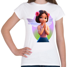 PRINTFASHION Tündérlány - Női póló - Fehér