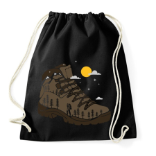 PRINTFASHION Túra bakancs - Sportzsák, Tornazsák - Fekete tornazsák