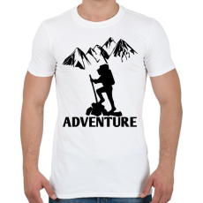 PRINTFASHION túrázás - Férfi póló - Fehér