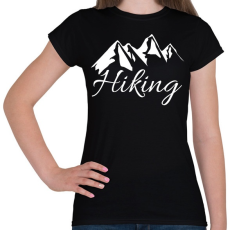 PRINTFASHION túrázás - Női póló - Fekete