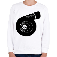 PRINTFASHION Turbo - Gyerek pulóver - Fehér