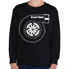 PRINTFASHION Turbo - Gyerek pulóver - Fekete