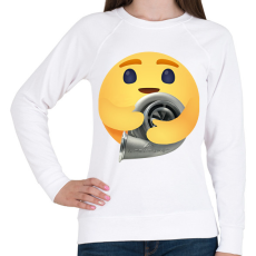 PRINTFASHION Turbó - Női pulóver - Fehér