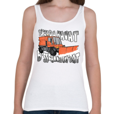 PRINTFASHION Túrjad a havat - Női atléta - Fehér női trikó